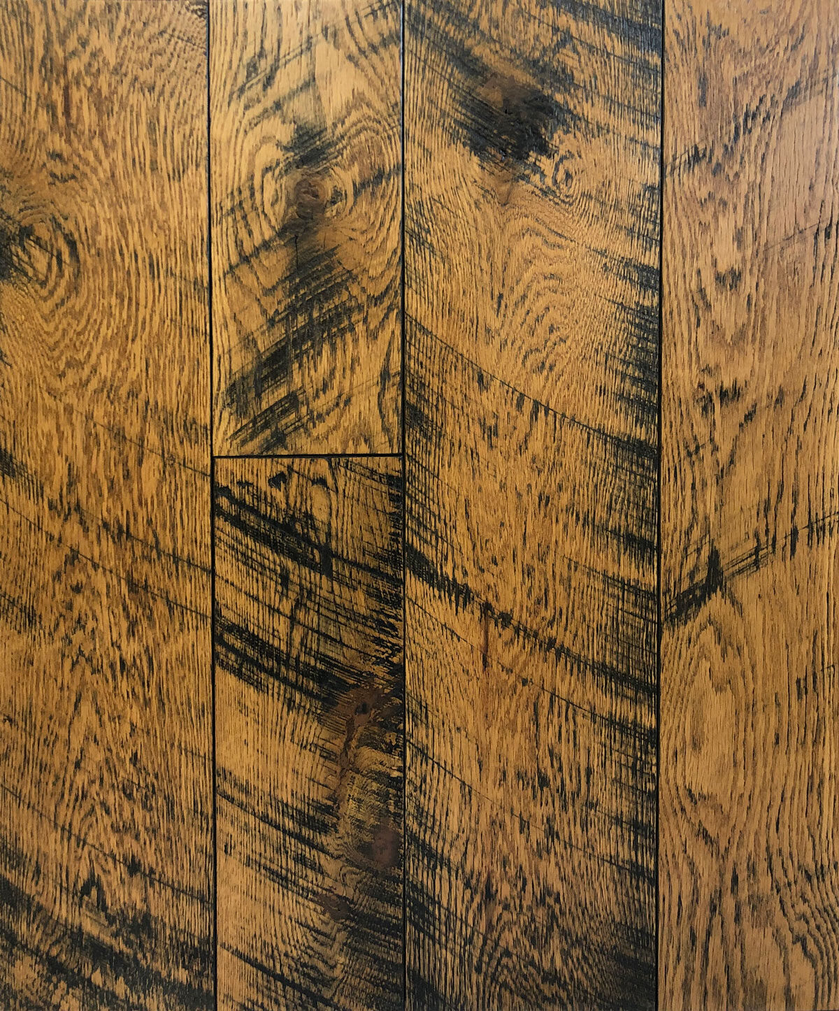 Peachey-White-Oak-Natural-Character-Skip-Planed-Wire-Brushed-Black-Bleed-Golden-Oak-stain-10-sheen-lowres